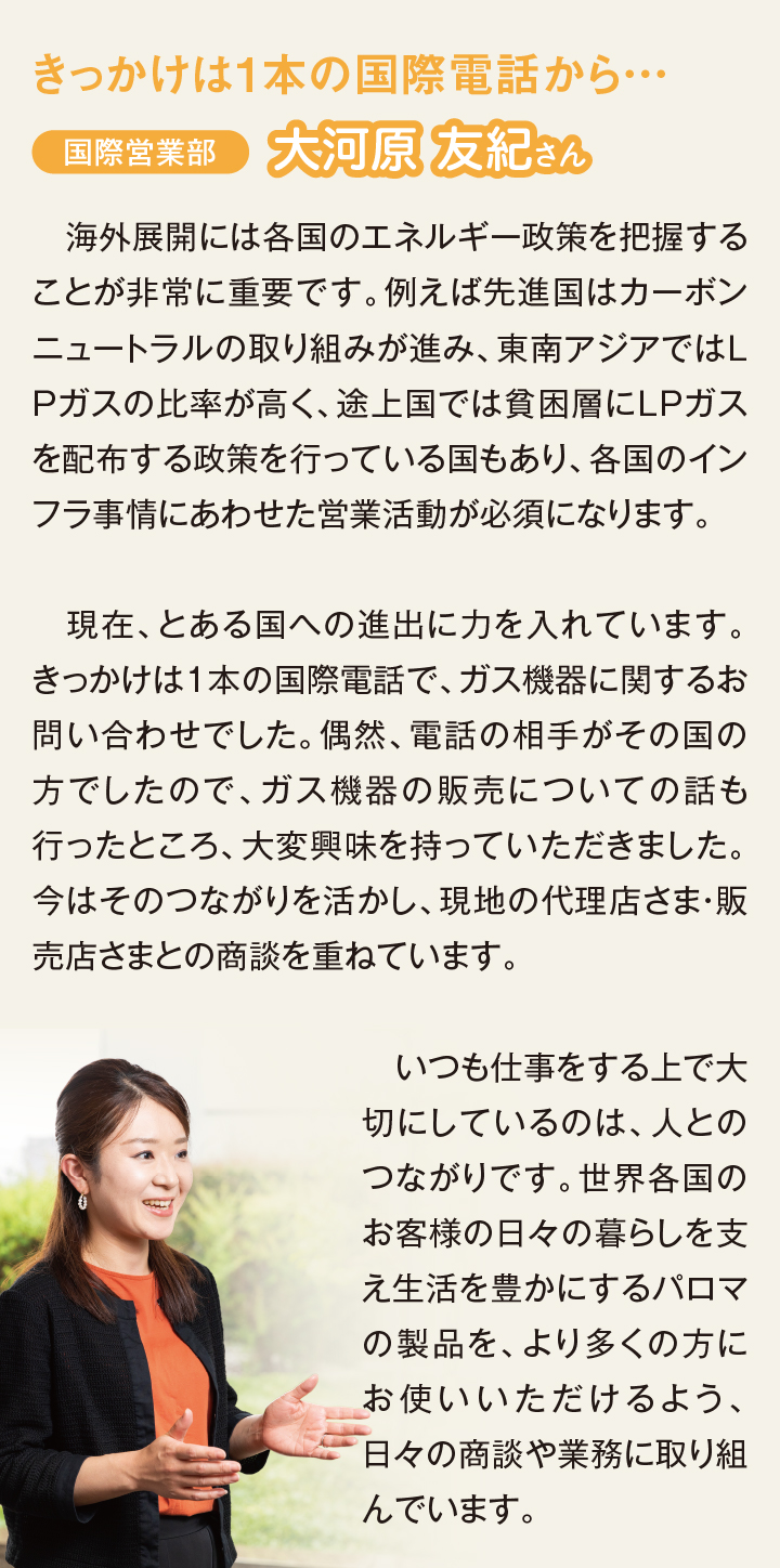 きっかけは1本の国際電話から…
