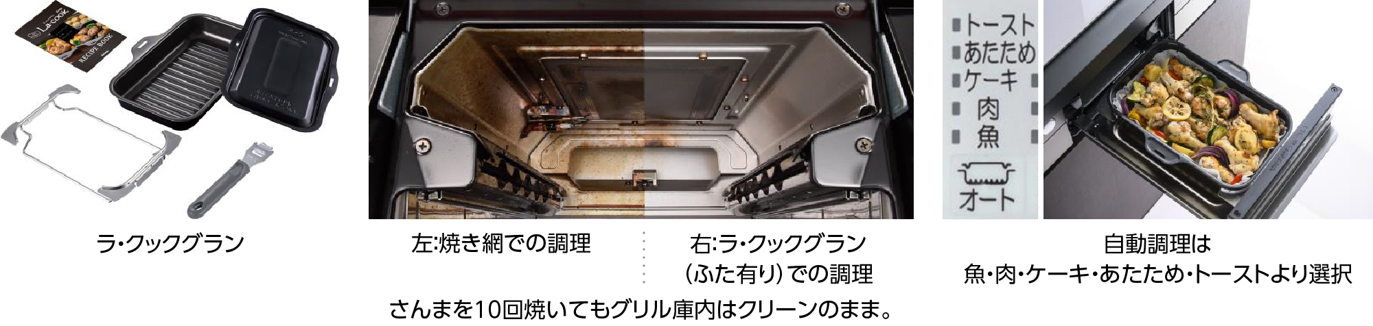 ラ・クックグラン オートメニュー機能