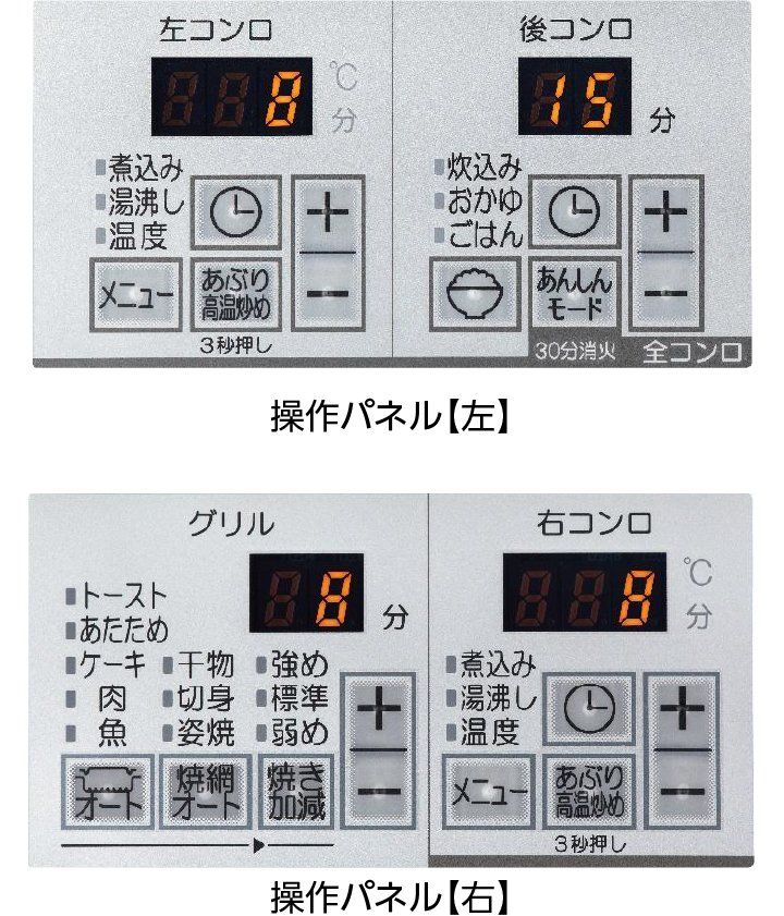 操作パネル